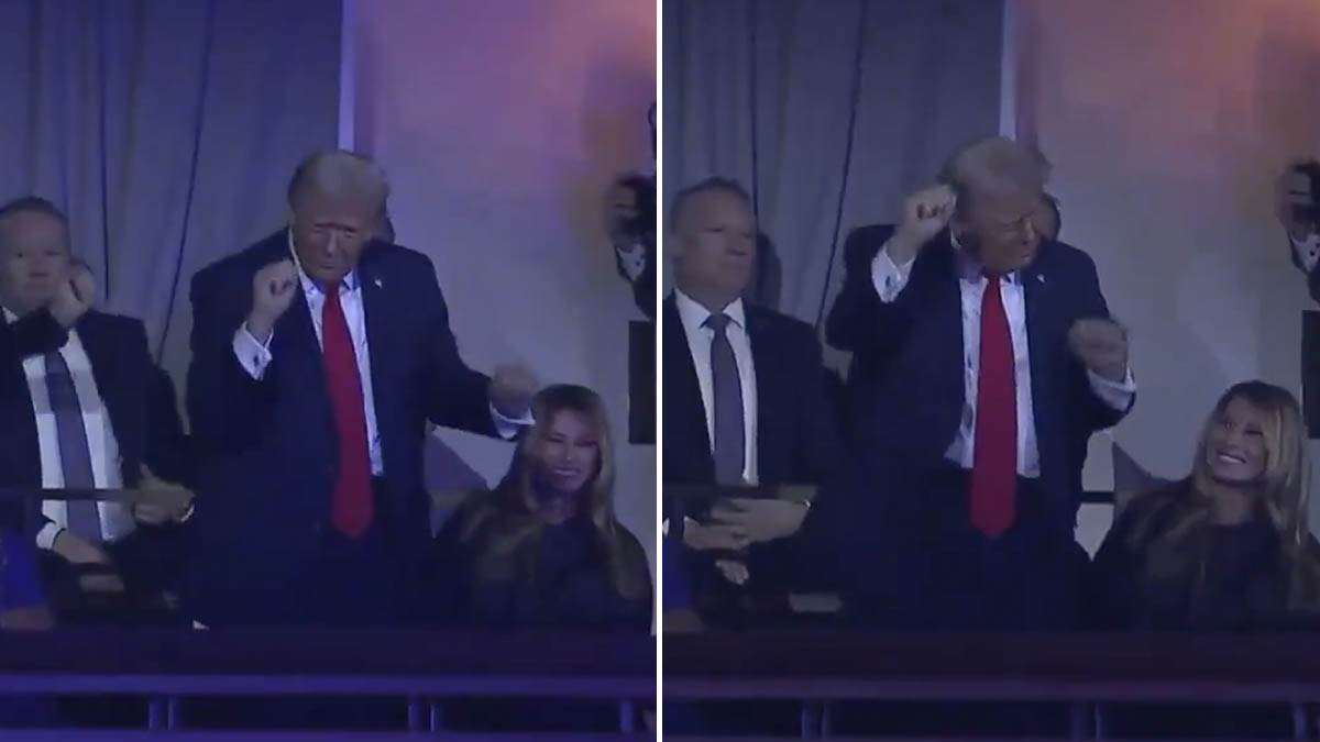  Snimak Trampa kako trapavo pleše postao viralan: Melanija ga samo posmatrala, nije htjela da ustane  