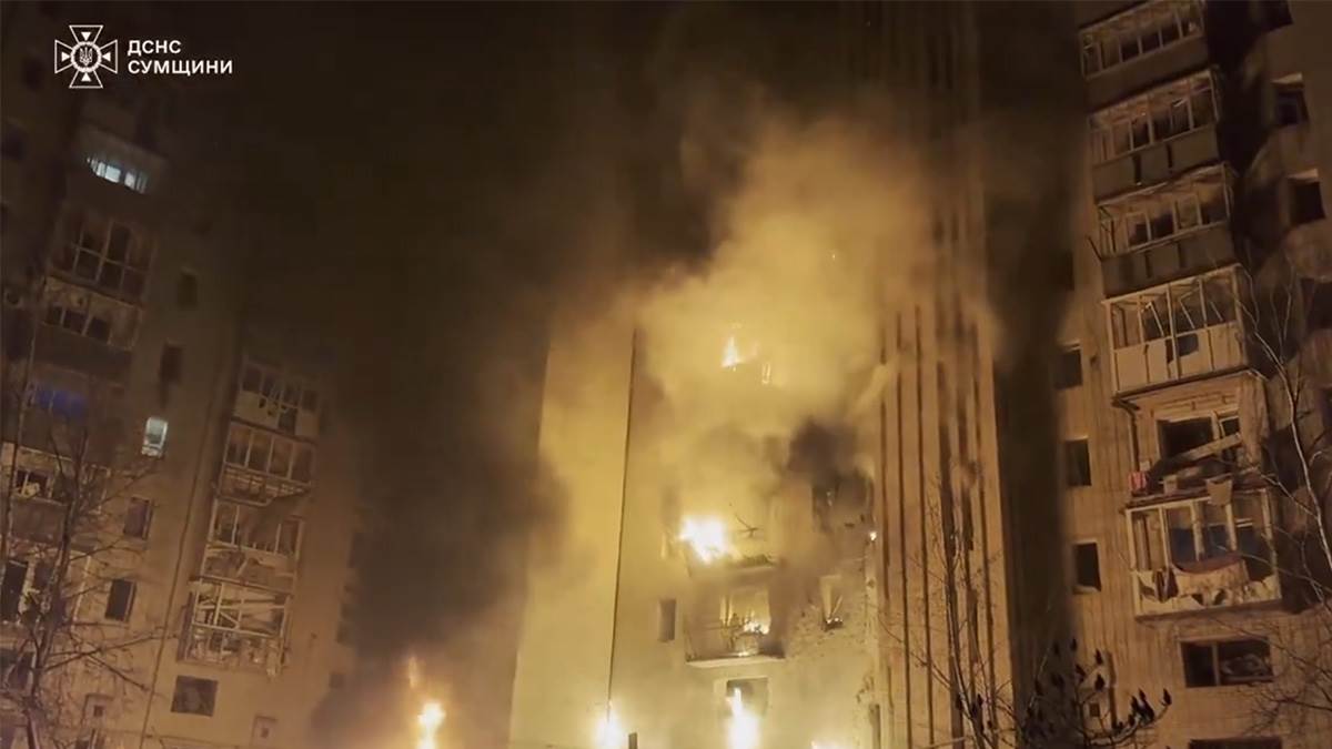  Novi žestok napad dronovima na Ukrajinu 