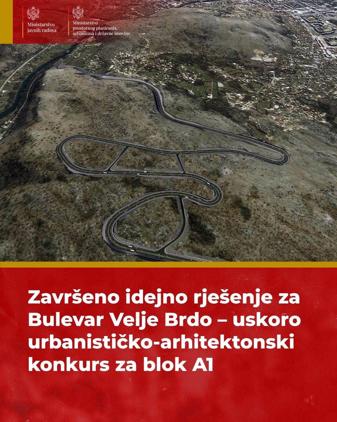  idejno rješenje za Bulevar Velje Brdo 