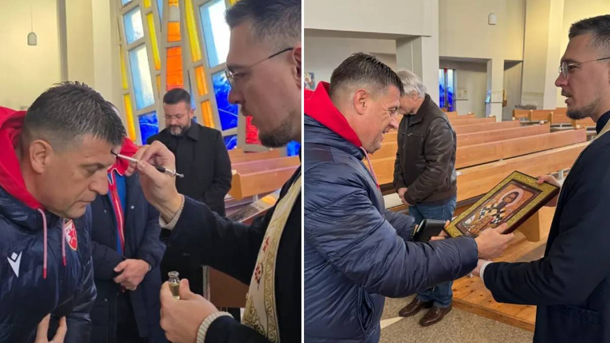  Vladan Milojević dobio ikonu u crkvi u Gracu 