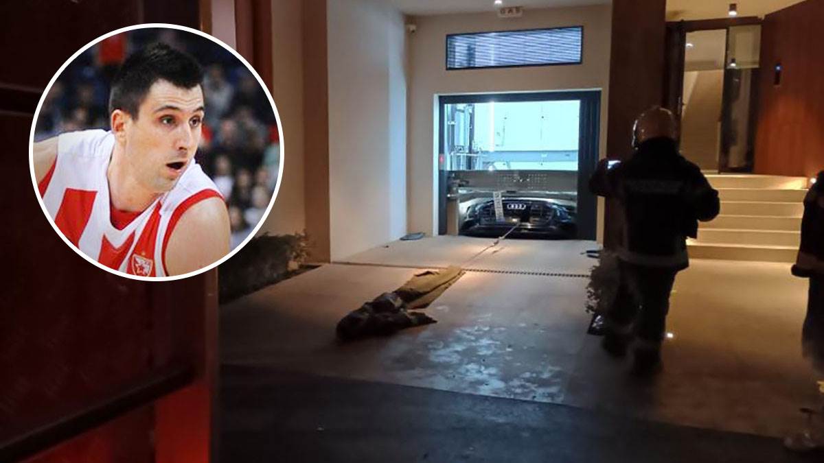  Auto Milka Bjelice propao kroz teretni lfit zgrade na Vračaru 