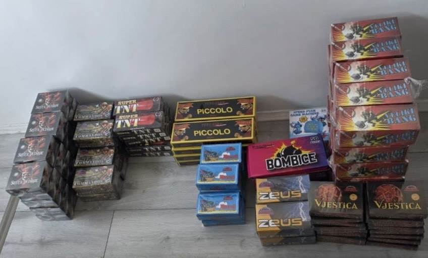  U Nikšiću oduzeto skoro 11.000 petardi, tužilaštvo će naknadno odrediti kvalifikaciju djela 