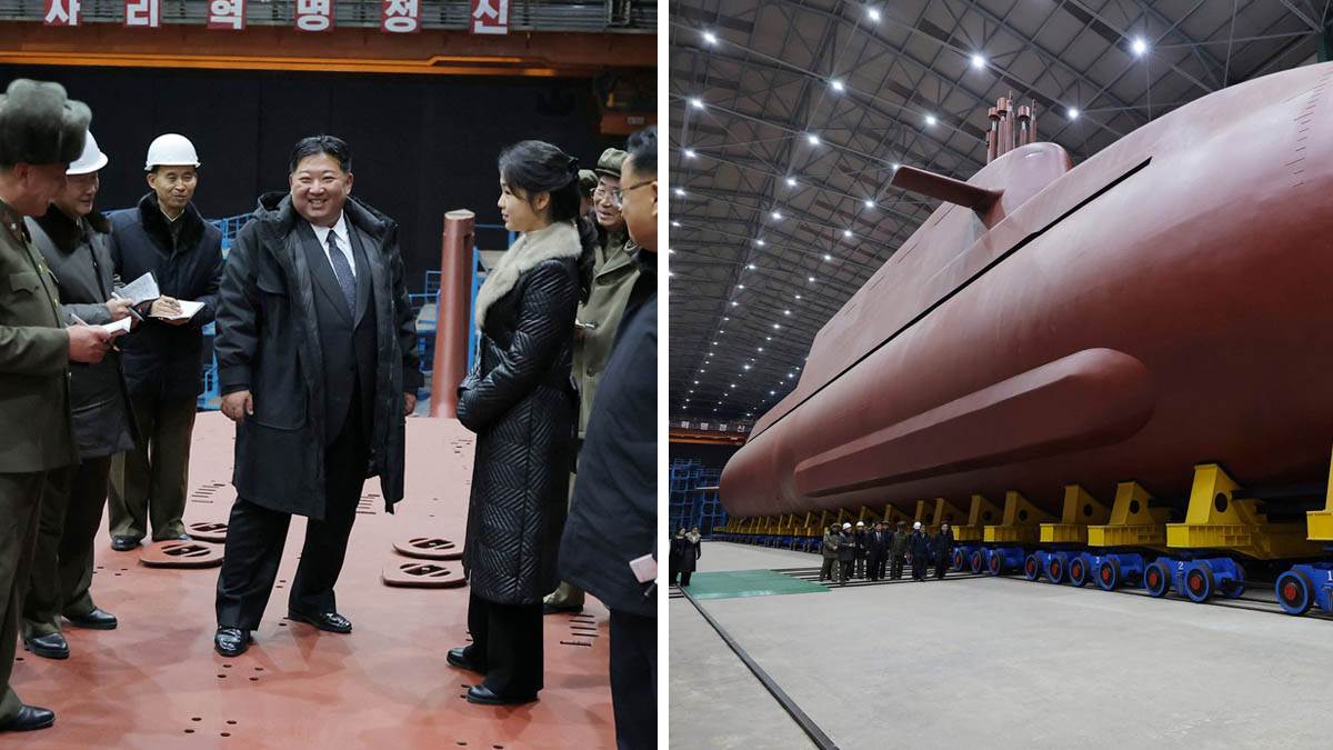  Sjeverna Koreja se naoružava do zuba: Kim Džong Un sa ćerkom obišao novu nuklearnu podmornicu, nadgl 