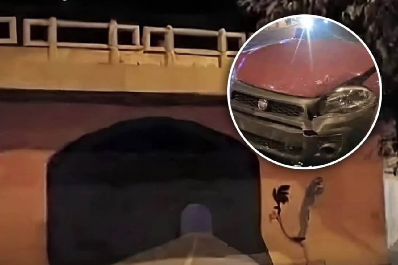  Policija traga za umjetnikom koji je na zid nacrtao tunel iz "Ptice trkačice": Vozač se skucao, a lj 