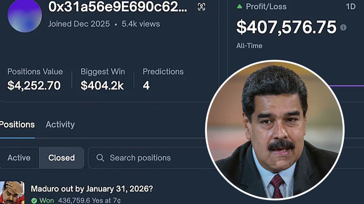  Nepoznati kladioničar zaradio 400.000 dolara na Madurovom hapšenju: Odlično predviđanje ili je znao  