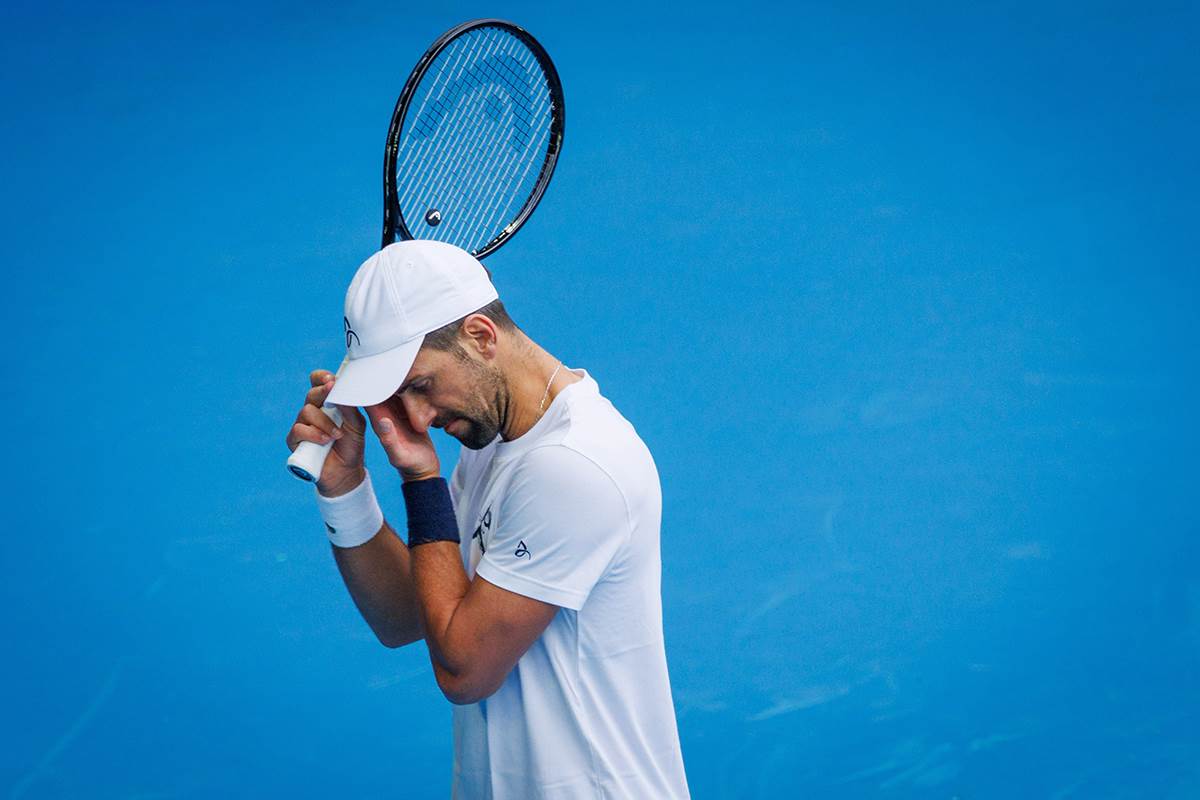  Novak Đoković otkazao trening posle 12 minuta 
