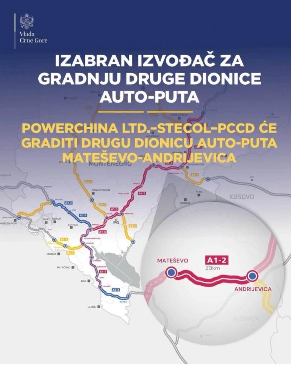  Druga dionica auto-puta za godinu poskupjela 150 miliona 