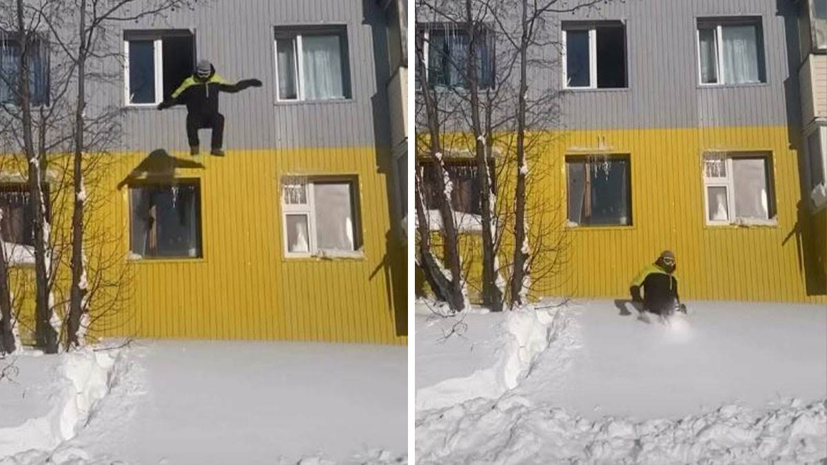  Zgrade potpuno zatrpane, ljudi skaču i plivaju u snijegu 