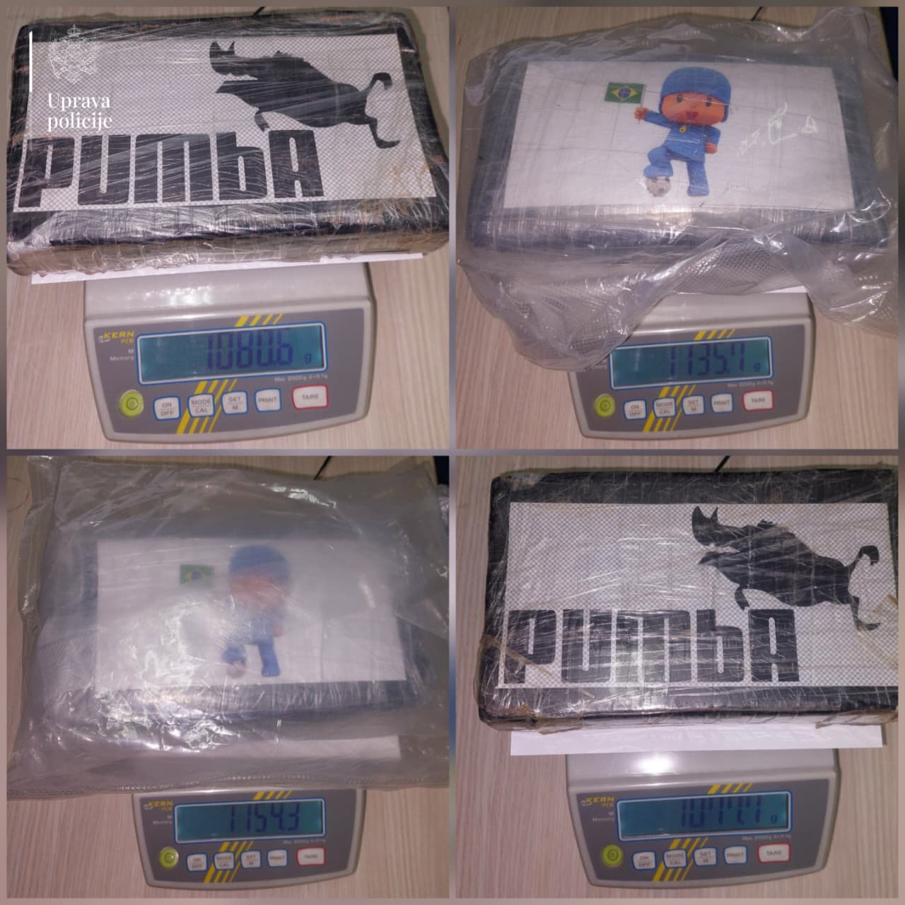  Uhapšen Kotoranin, kod njega pronađeno oko 4,5 kilograma kokaina i pištolj 