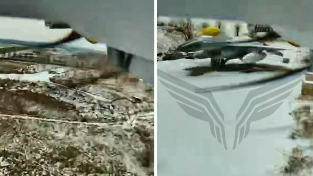  Ruski dron uništio maketu ukrajinskog lovca F-16 