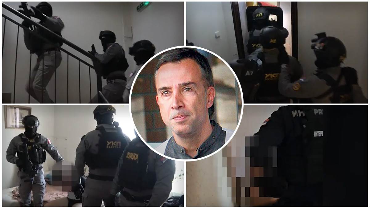  UKP zatekao osumnjičene za pokušaj ubistva Bajruševića u gaćama: Pogledajte snimak hapšenja  