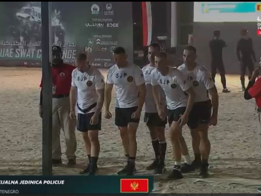  Dubai SWAT Challenge: Crna Gora 26. od 109 timova, najbolja među evropskim ekipama 