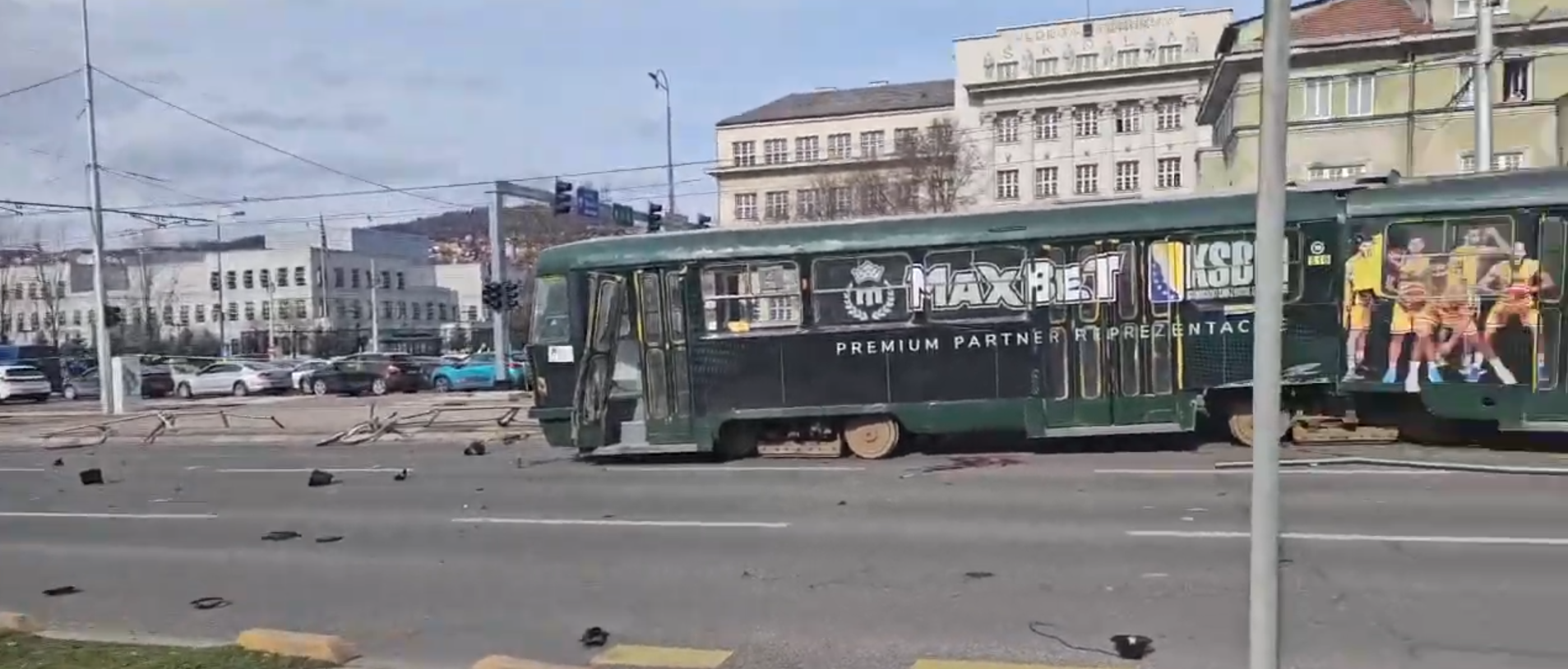  Uhapšen vozač tramvaja koji je juče učestvovao u teškoj nesreći u Sarajevu 