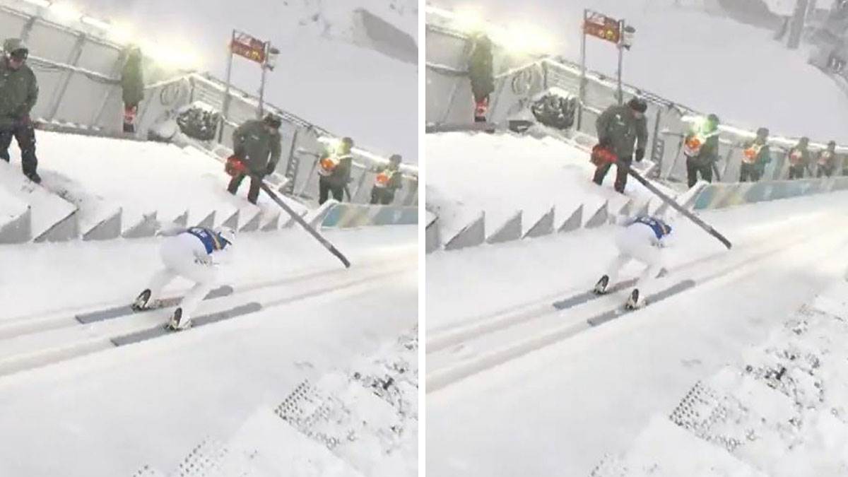  Strašna scena na olimpijskoj skakaonici 