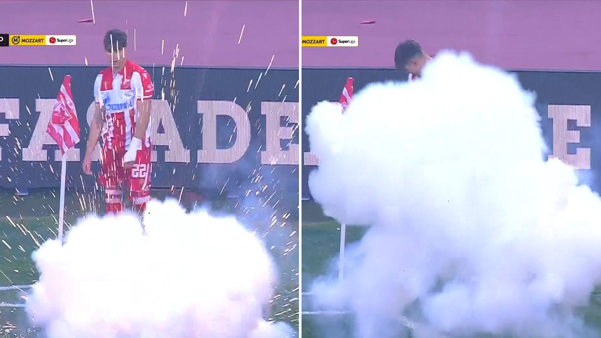  Vječiti derbi prekinut zbog topovskog udara ispred veziste Zvezde 