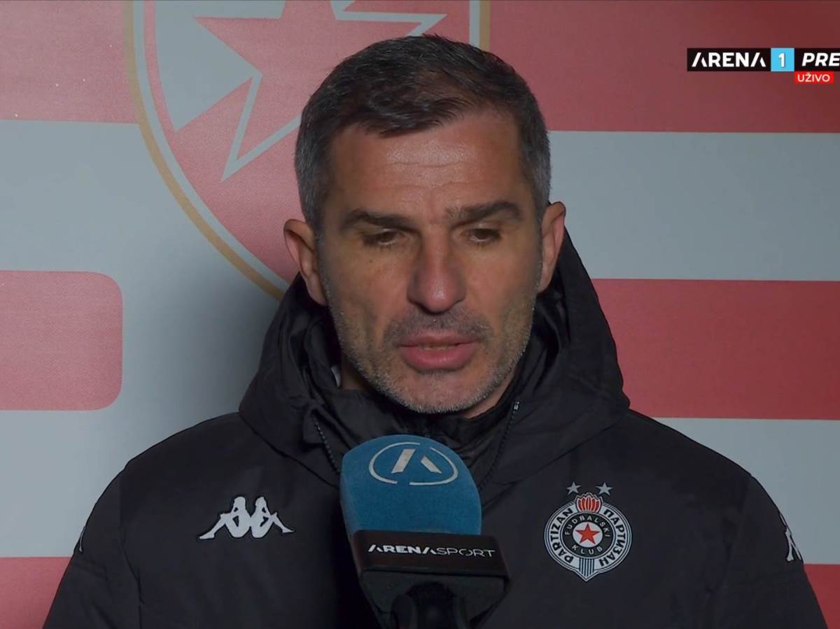  Prva reakcija Stojakovića posle poraza u derbiju 