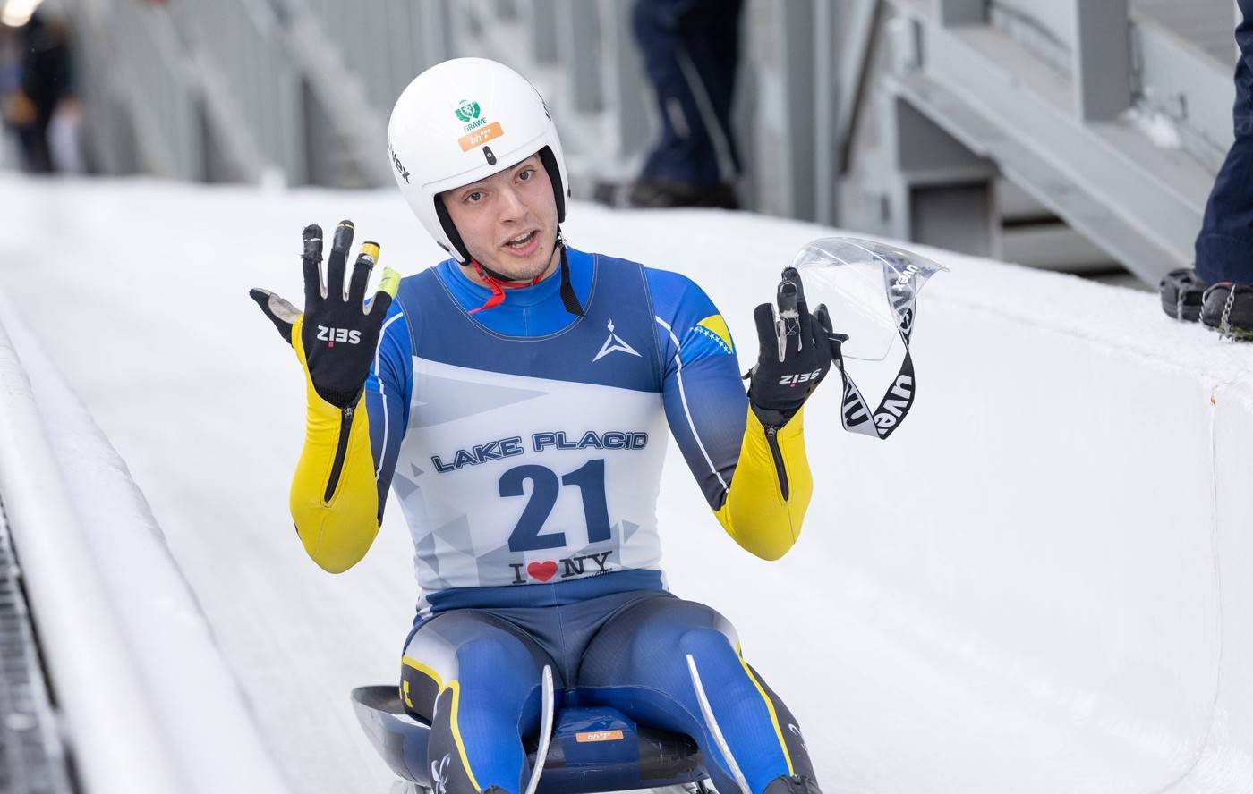  Mirza Nikolajev tokom trke u Svjetskom kupu 