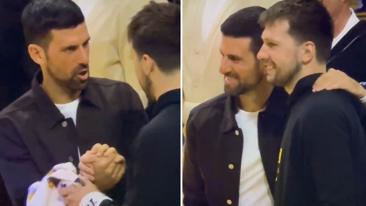  Novak došao da gleda Dončića, pogledajte njihov susret 