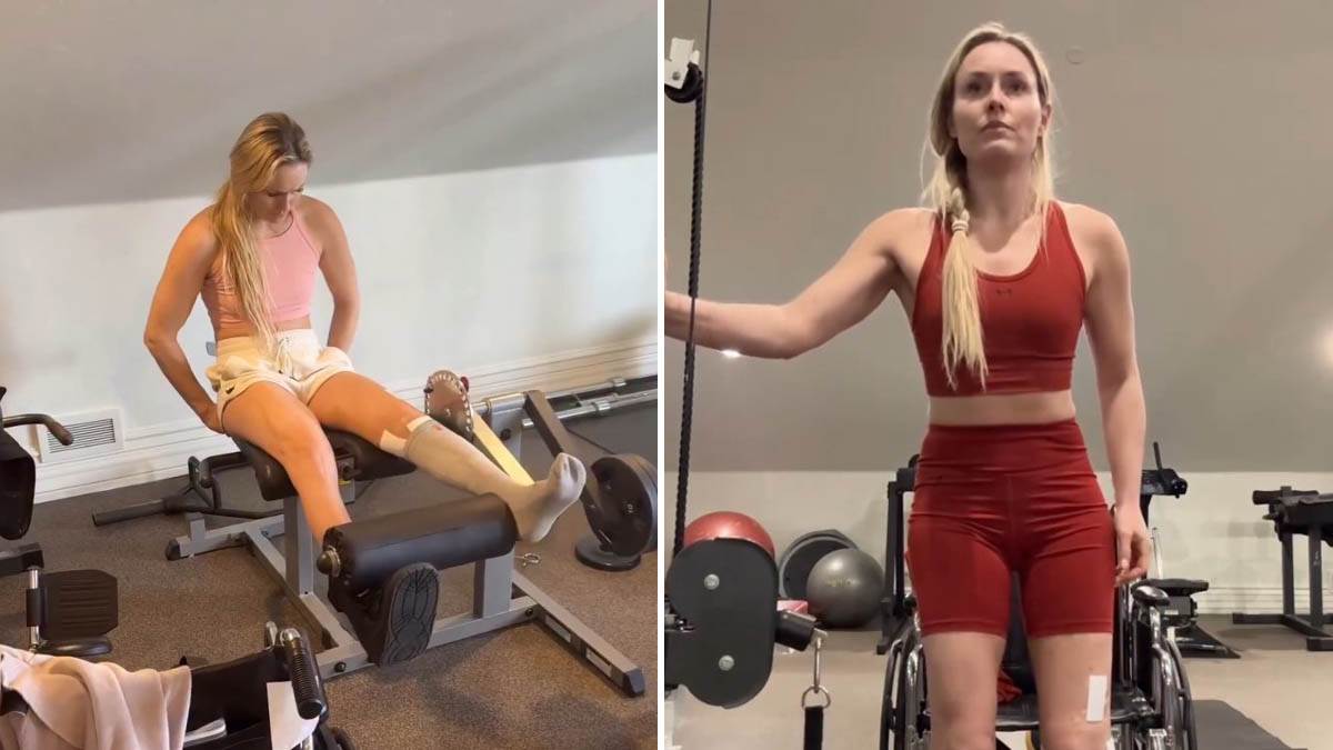  Lindzi Von počela da trenira nakon par sedmica od strašne povrede 