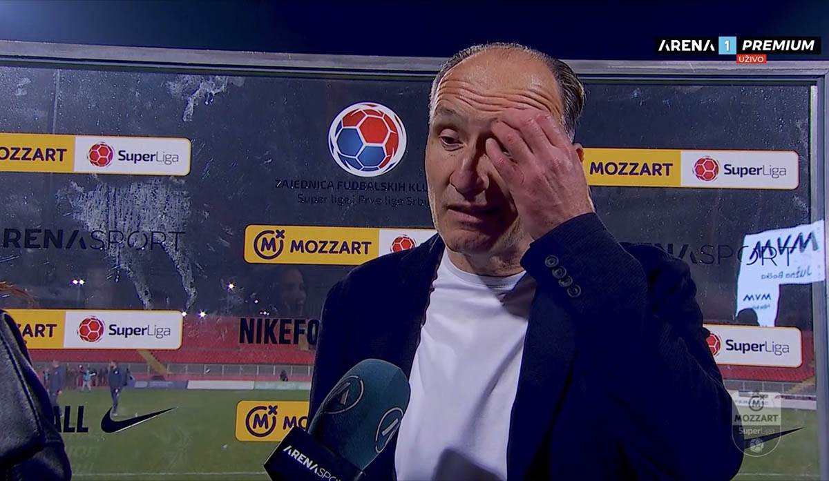  "Na kraju me je malo i sramota": Trener Partizana slomljen nakon debakla u Novom Sadu 