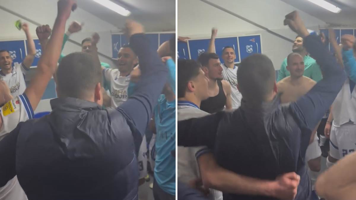  Šou-tajm Nenada Lalatovića: Uletio u svlačionicu, pa slavio uz ovu pjesmu s igračima 