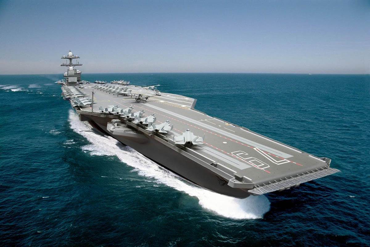  Izbio požar na najvećem američkom nosaču aviona USS Gerald R. For 
