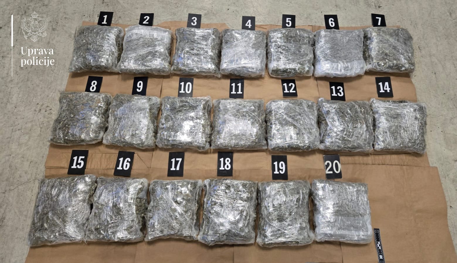  Na Dobrakovu zaplijenjeno 21 kg marihuane: Zećanin uhapšen na granici 