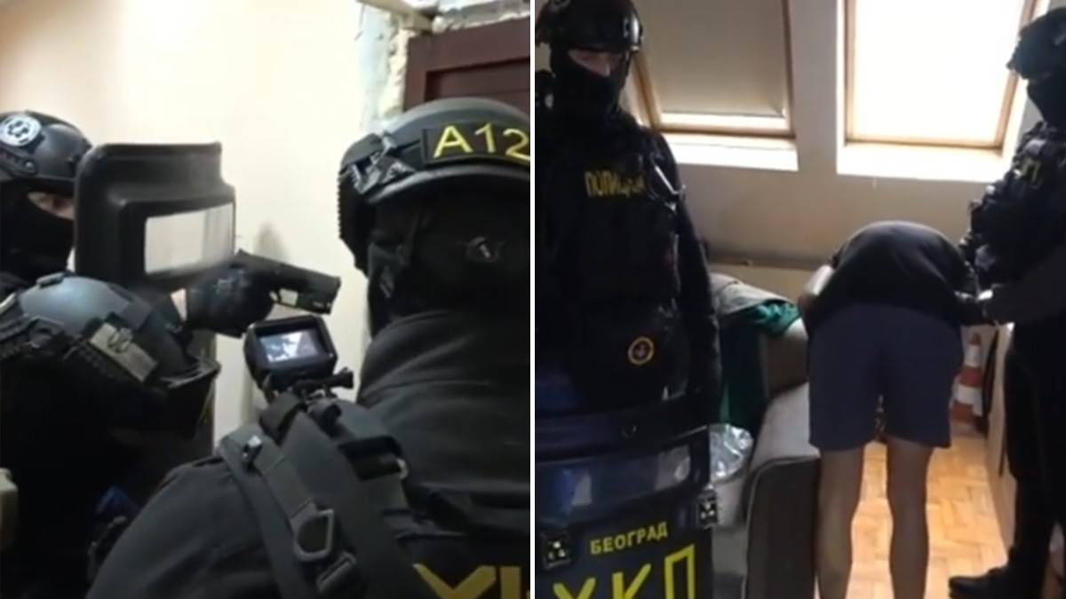  Tinejdžer (19) koji je bacio bombu na teretanu u Zemunu uhapšen u krevetu: Pogledajte kako mu je UKP upao u stan 