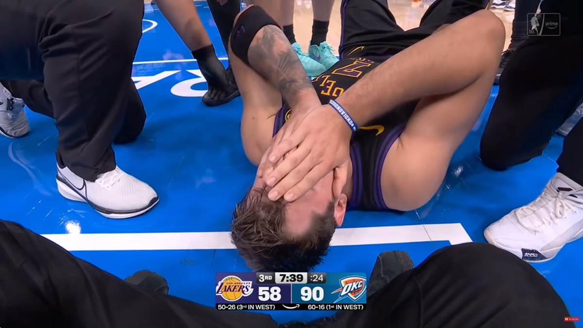  Luka Dončić samo pao kao pokošen 