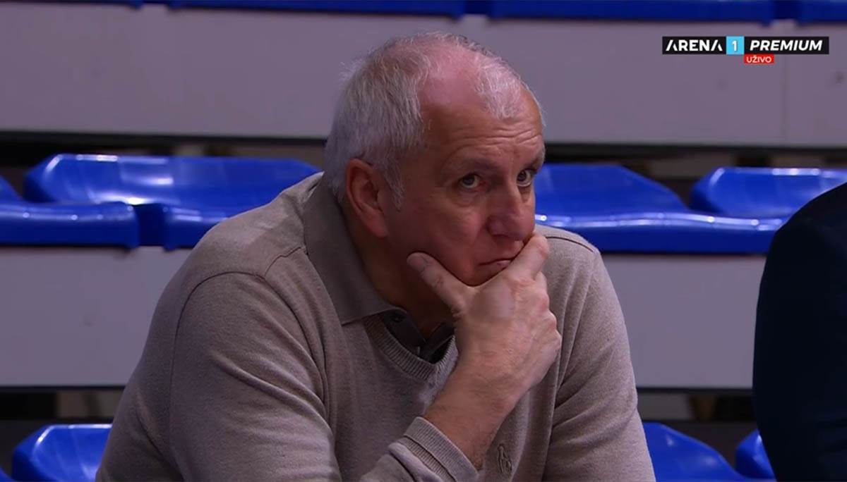  Željko Obradović u Pioniru gleda meč od kog zavisi Crvena zvezda: Došao da navija za kuma u Evroligi 