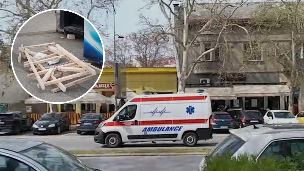  Merdevine pale sa vrha zgrade i povrijedile prolaznicu 