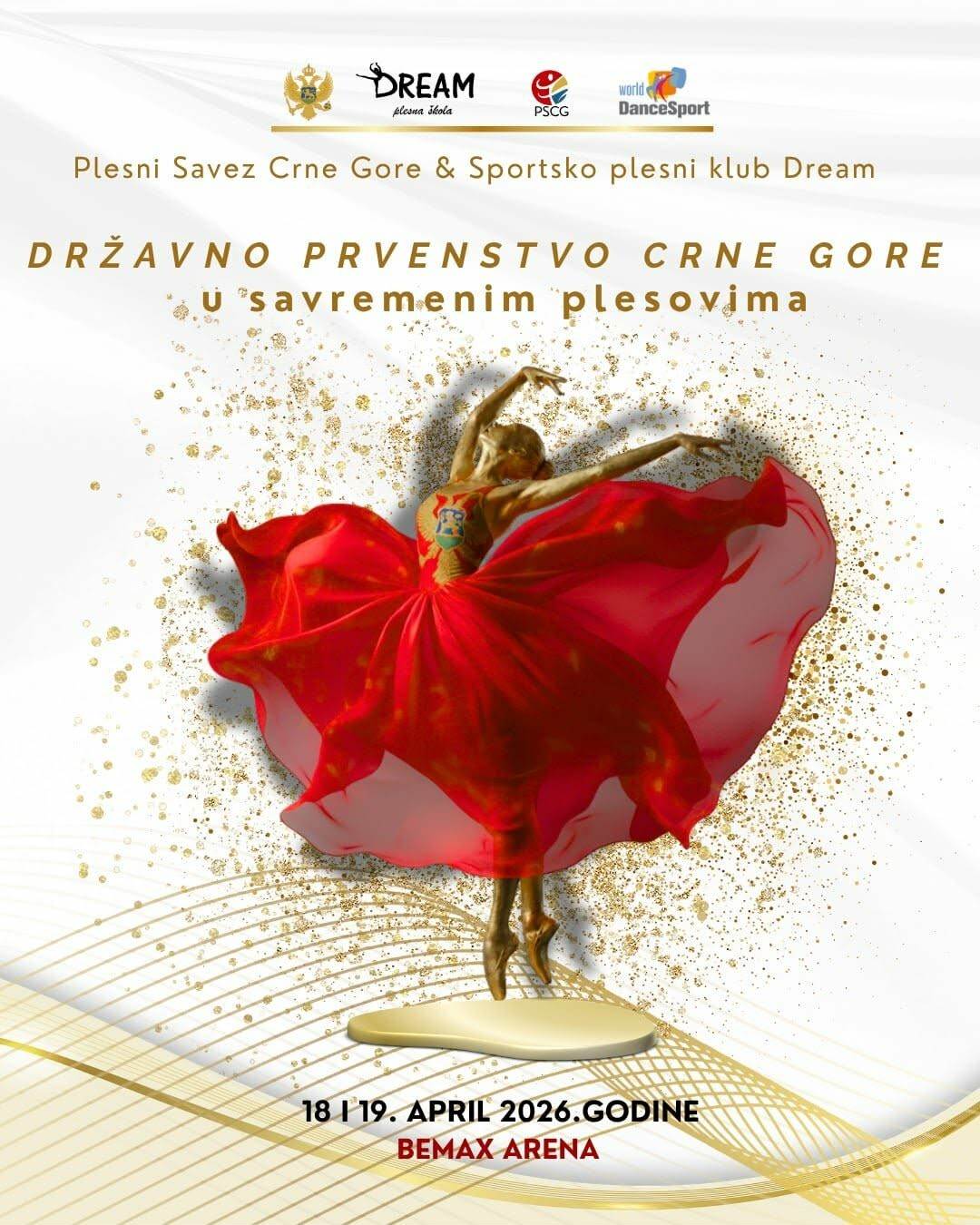  DRŽAVNO PRVENSTVO CRNE GORE U SAVREMENIM PLESOVIMA 2026 