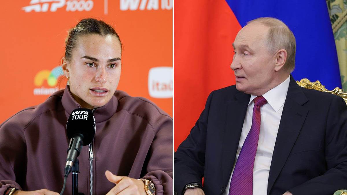  Arina Sabalenka na udaru zbog Vladimira Putina 
