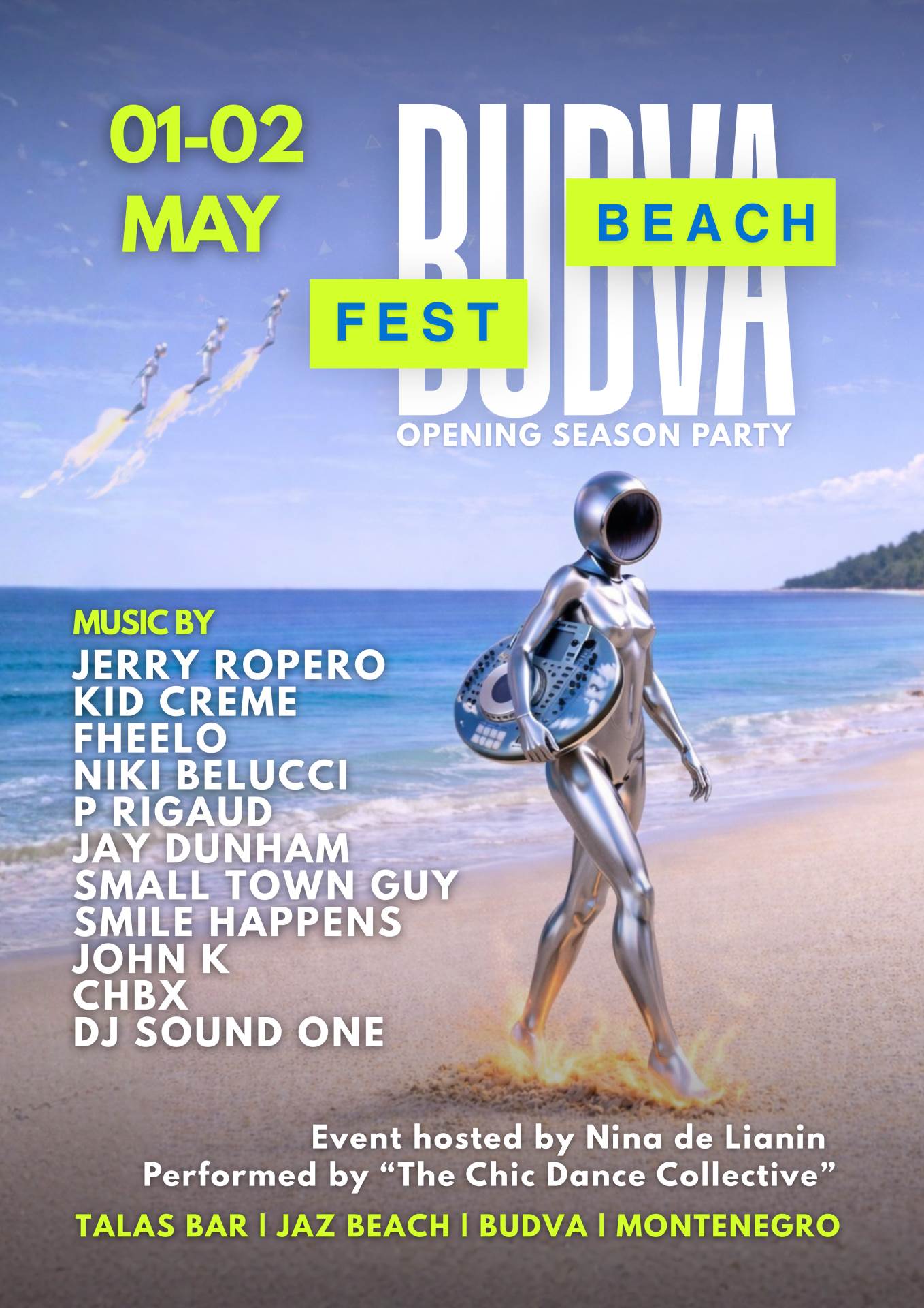 BEACH FEST otvara sezonu u Budvi: Spektakl koji se ne propušta! 