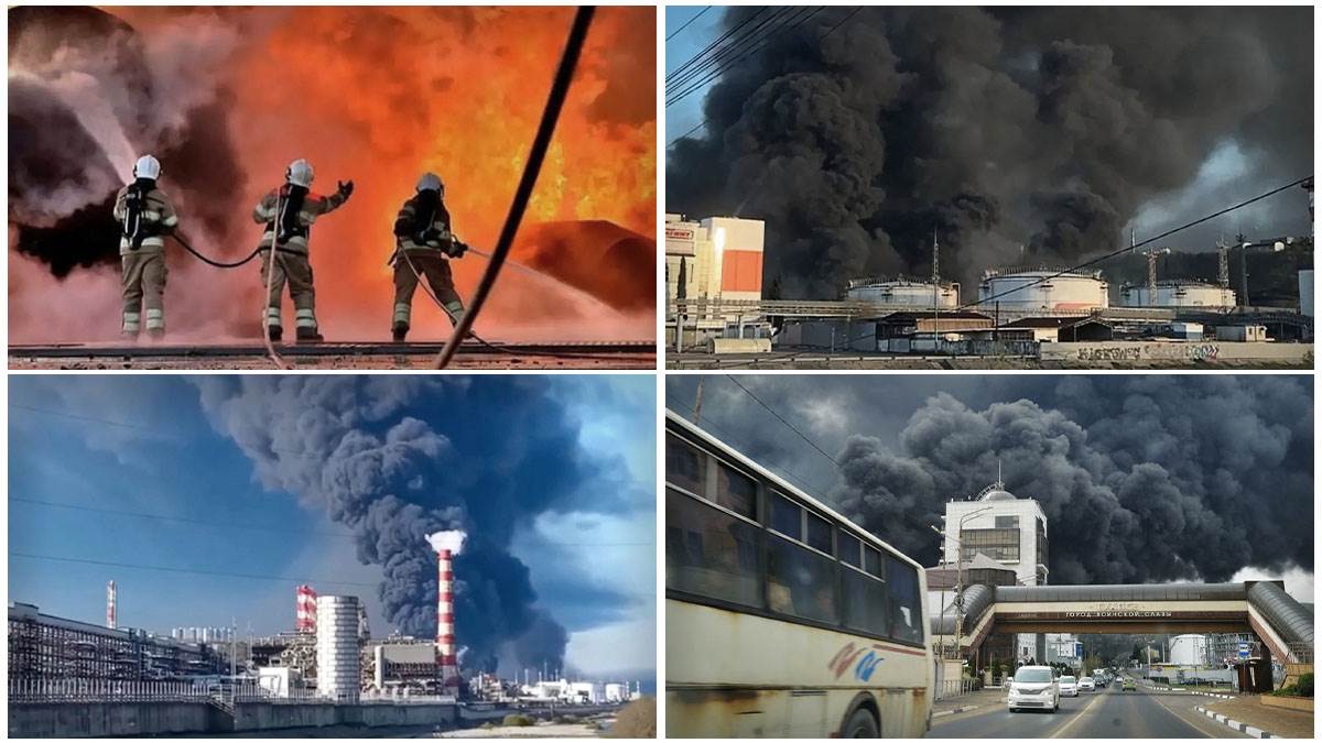  Katastrofa u Rusiji: Pada "crna kiša", ljudi se guše u dimu i čađi 