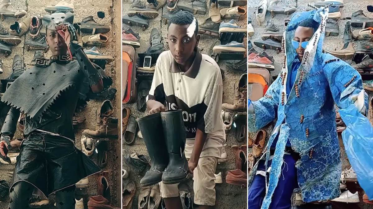  Dečka iz Etiopije "kopiraju" Balensijaga i Kanje Vest 