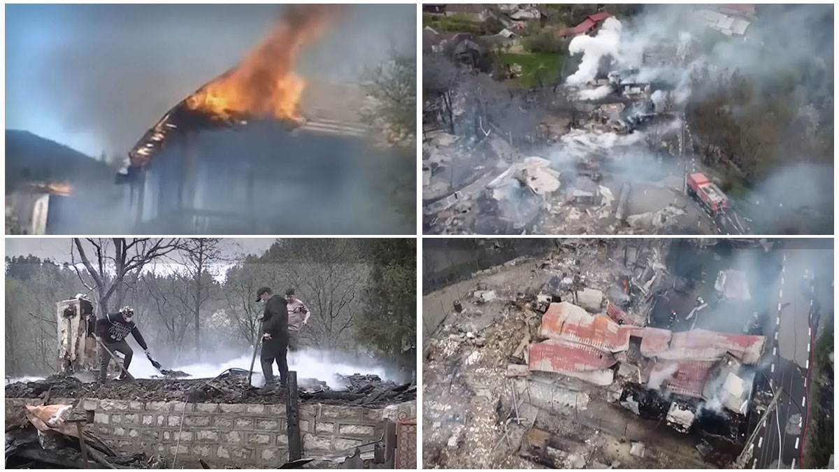  Katastrofalan požar u Rumuniji: Izgorele 32 kuće, evakuisano 300 mještana sela  