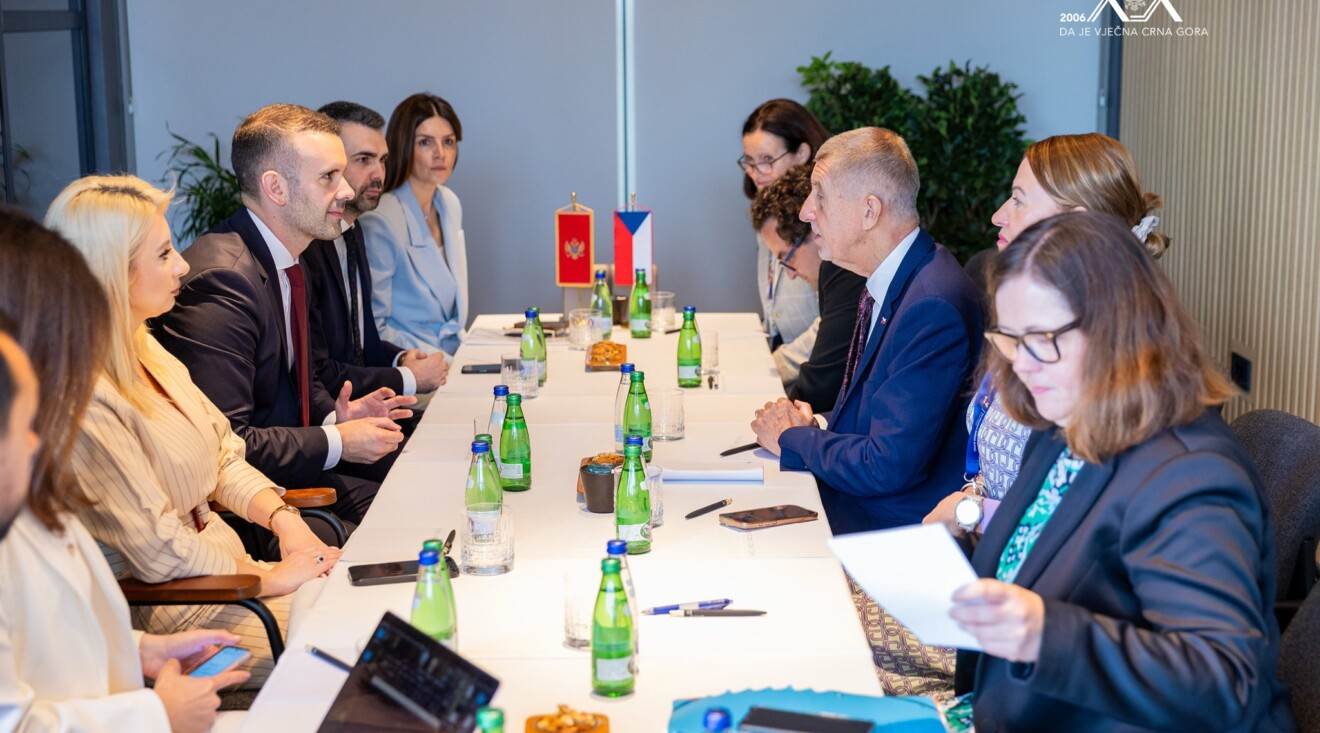  Milojko Spajić sa Andrejem Babišom 