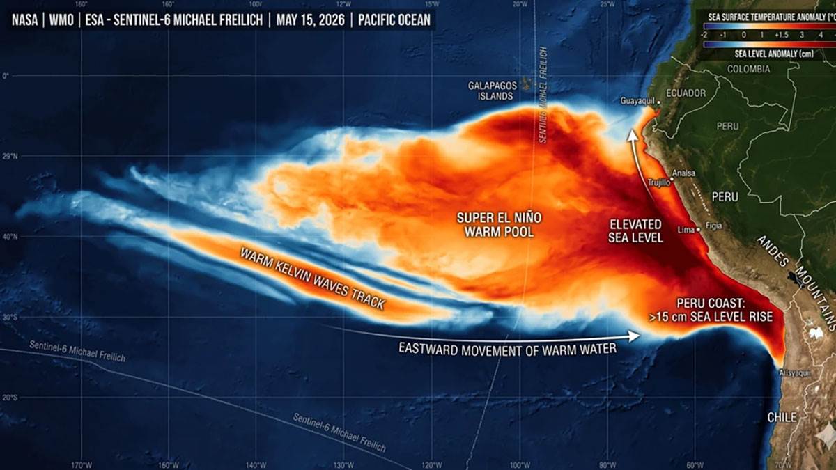  NASA locirala nešto zastrašujuće u okeanu: Džinovska masa vrele vode nezadrživo raste, planeta će uskoro da "proključa" 