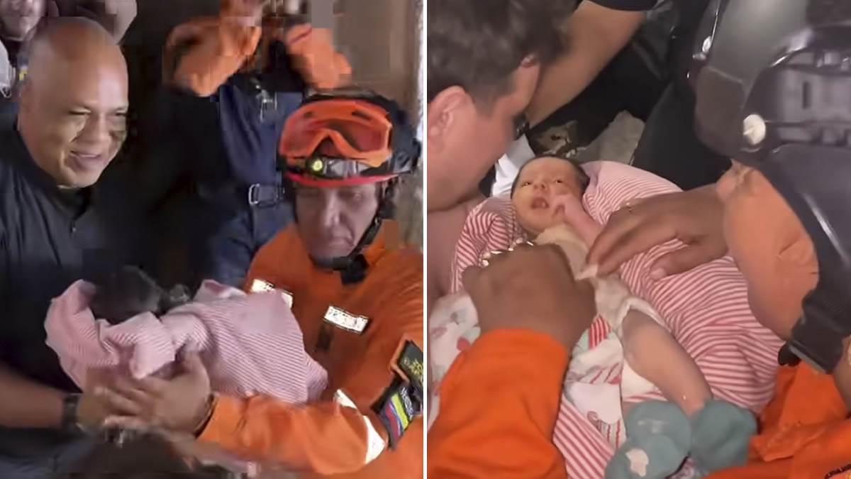  Spasioci izvukli živu bebu ispod ruševina nakon potresnog zemljotresa 