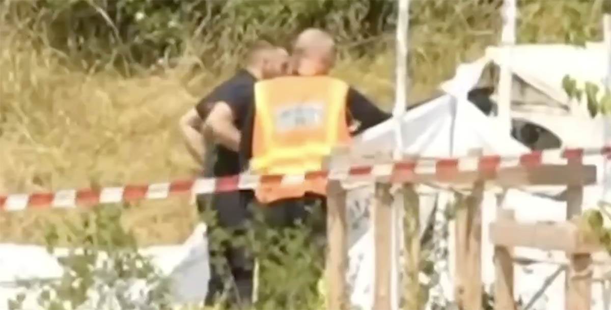  Prve slike pada aviona u Francuskoj 