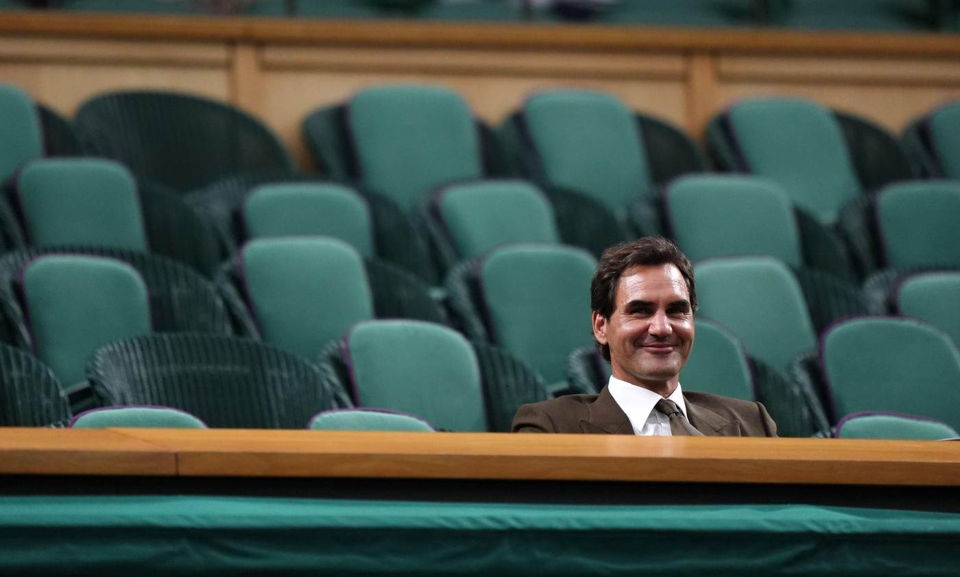  Federer ostao potpuno sam u loži, a onda je morao napolje 