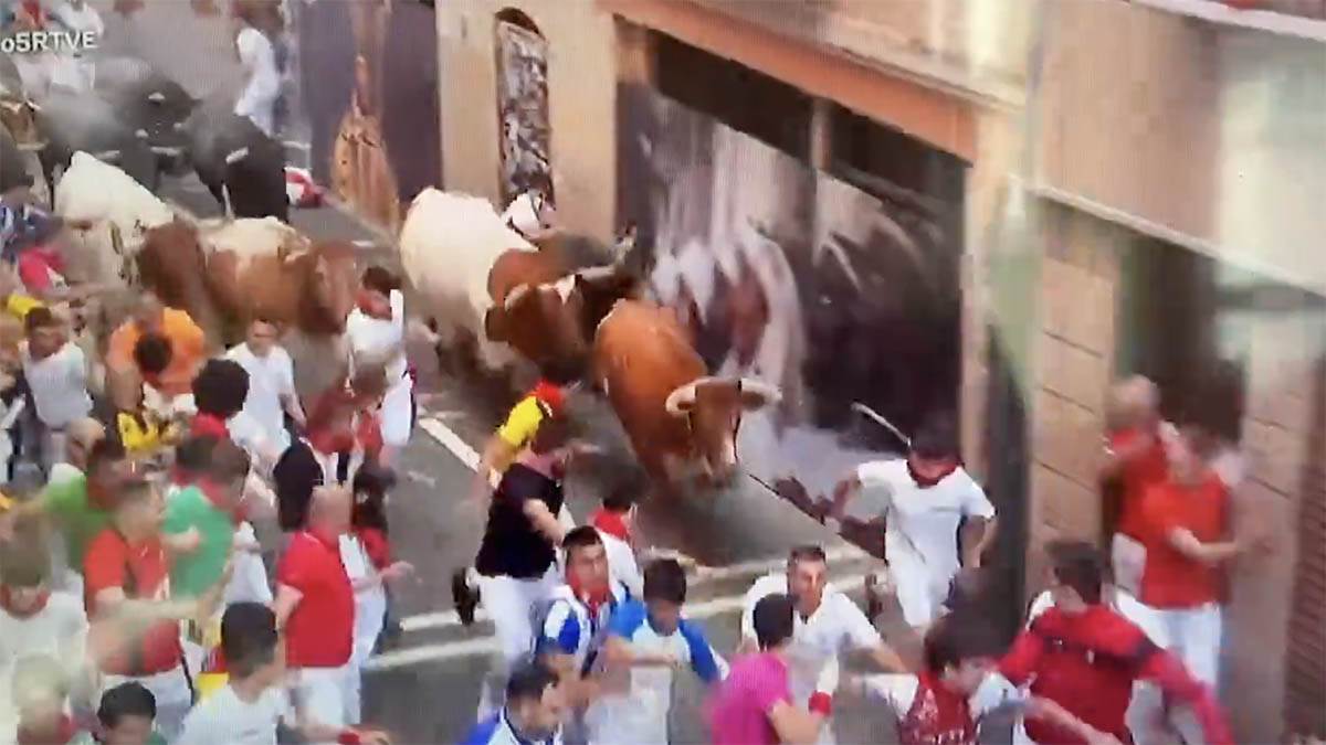  Bik rogom probio muškarca u lice 