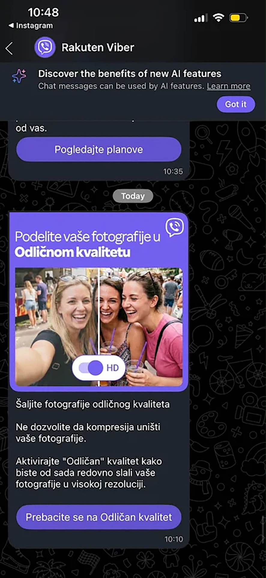  Ako koristite Viber, ovo morate da znate: Nova AI opcija i velika promjena za fotografije 