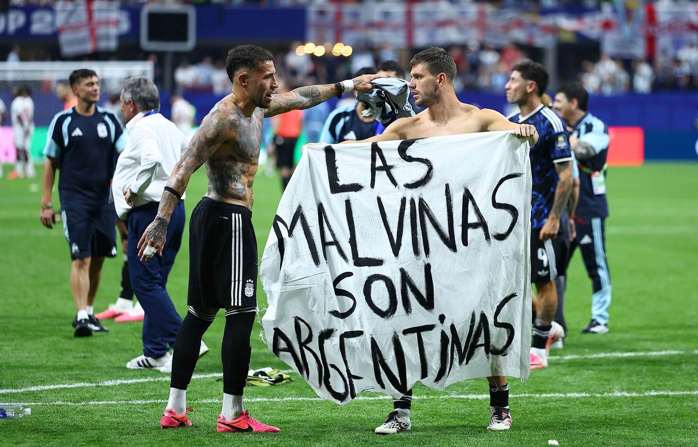  Argentincima prijeti kazna zbog zabranjenog transparenta 