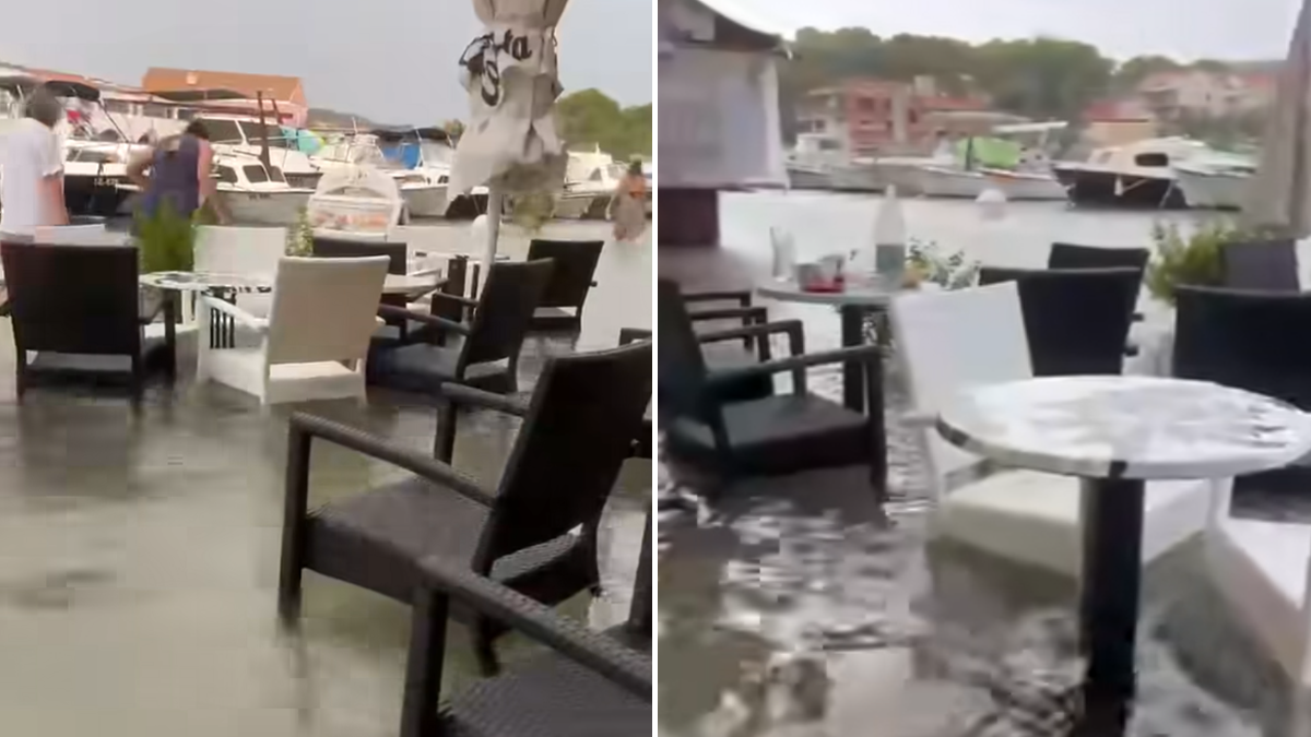  More progutalo rivu: Hvar ponovo pod vodom, turisti u nevjerici gledali šta se dešava 