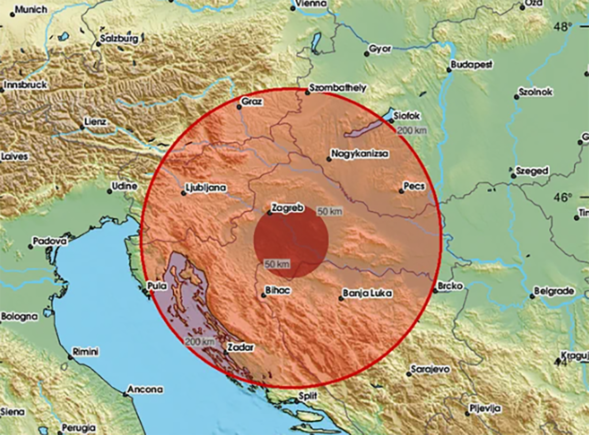  Zemljotres pogodio Hrvatsku, kritično kod ovog grada 