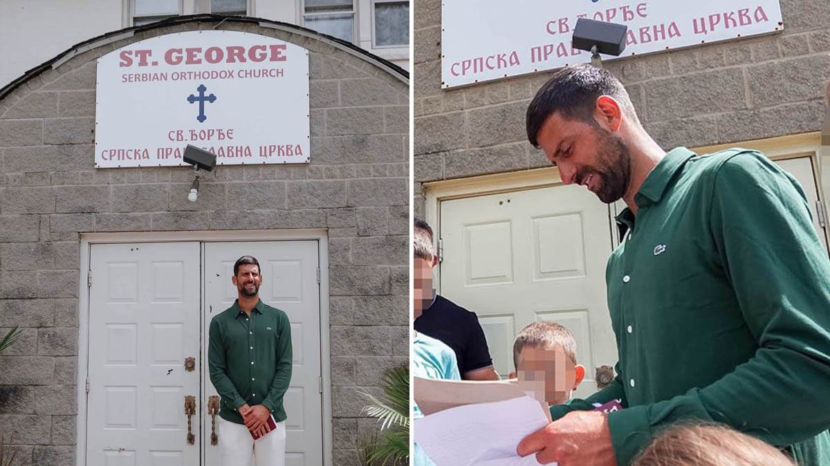  Novak Đoković posjetio crkvu Svetog Đorđa u Sinsinatiju, parohijani ostali bez teksta 