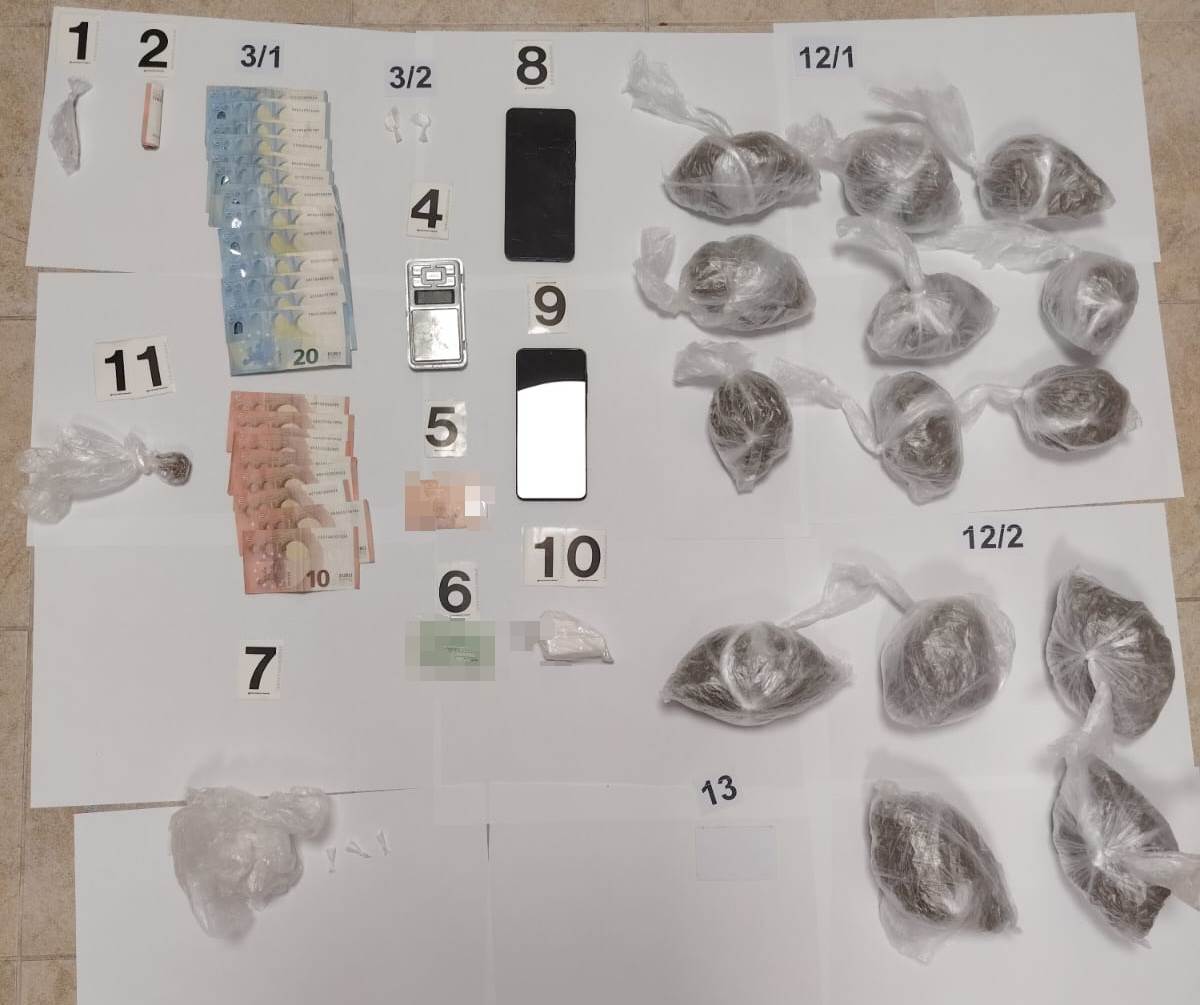  oduzeto više kilograma marihuane i kokaina 