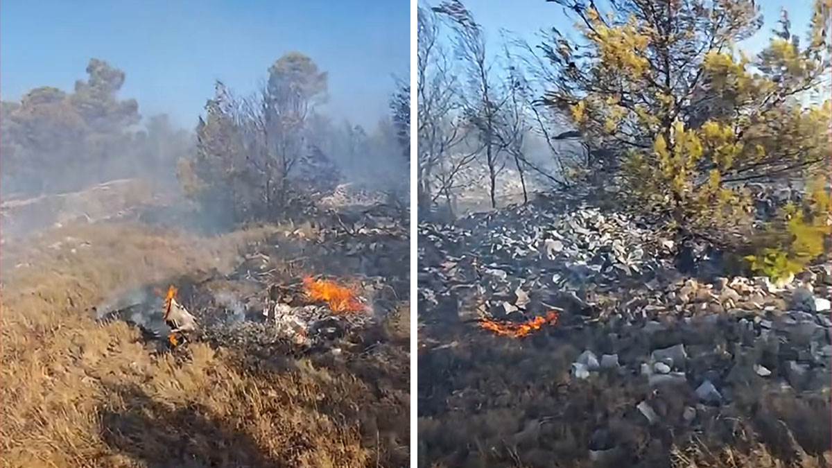  Ogroman požar guta ostrvo Brač 